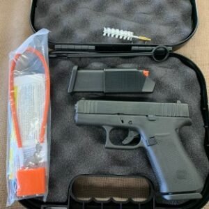 Glock 43X 9mm compact 10+1 capacity fixed sights