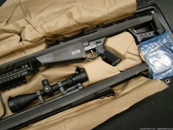 Barrett M107 US Military contract Rifle .50BMG 29" Leupold MK4 scope pkg 50 - Image 4