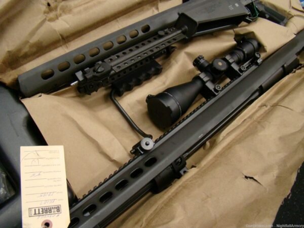 Barrett M107 US Military contract Rifle .50BMG 29" Leupold MK4 scope pkg 50 - Image 5