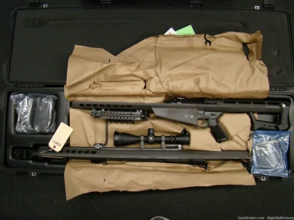 Barrett M107 US Military contract Rifle .50BMG 29" Leupold MK4 scope pkg 50